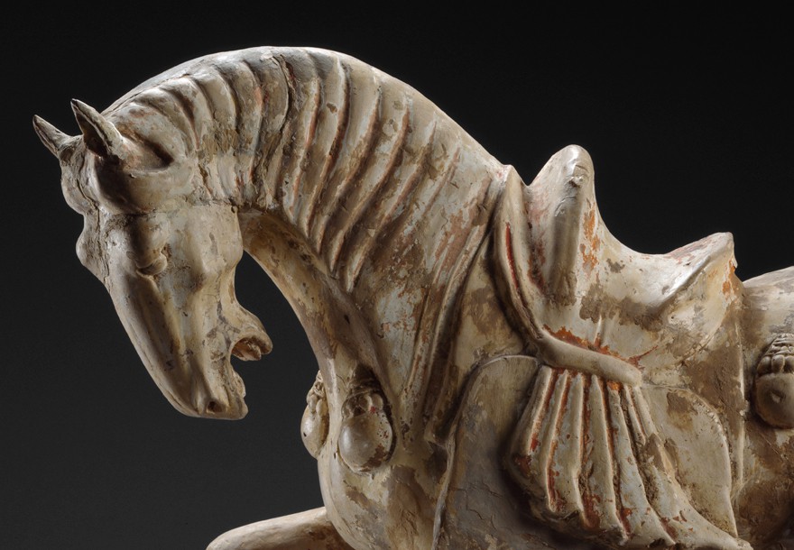 Tomb figure of a horse, China, AD 700-750 (Museum no. EA1956.1063)