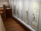 Chinese Paintings Gallery - Lingnan Masters exhibition hanging scrolls case.
