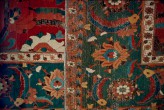 Detail of carpets (Khorasan, 17th century) at Skokloster Castle, Sweden, Photo by: May H. Beattie, 1960s. © Ashmolean Museum, University of Oxford