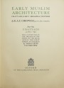 Title page from Creswell's Early Muslim Architecture I. © Ashmolean Museum, University of Oxford