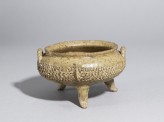 Greenware tripod bowl with impressed decoration (EA1956.385)
