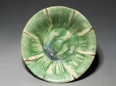 Bowl with splashed decoration in green and brown (EA1956.62)