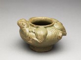 Greenware water pot in the form of a frog (EA1956.951)