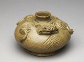 Greenware water pot in the form of a frog (EA1956.983)