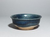 Bowl with blue glaze