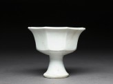 Octagonal stem cup with flower (EA1956.1143)