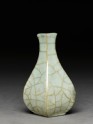 Greenware vase in the style of Guan ware