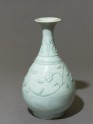 White ware vase with floral decoration (EA1956.1399)