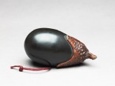 Netsuke in the form of an aubergine