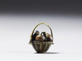 Ojime in the form of a fruit basket