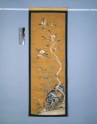 Furnishing panel with peach tree, possibly from a screen