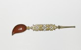 Leaf-shaped spoon from a qalamdan, or pen box