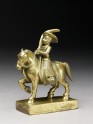 Toy soldier with horse and sabre