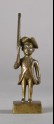Toy European infantryman with tricorn hat and rifle (EA1977.10.a)