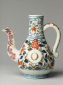 Ewer with formal flower sprays