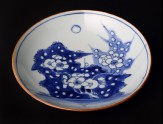 Blue-and-white dish with Prunus spray (EA1978.841)