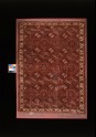 Carpet with geometric shapes and medallions