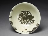 Bowl with winged animal