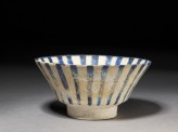 Bowl with blue stripes