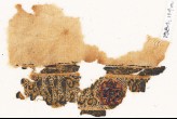 Textile fragment with naskhi inscription and circles (EA1984.114.a)