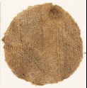 Roundel textile fragment with interlace and lozenges (EA1984.132)