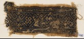 Textile fragment with interlaced knots and diamond-shapes (EA1984.186)