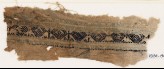 Textile fragment with linked diamond-shapes (EA1984.192)