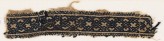 Textile fragment with linked diamond-shapes and crosses (EA1984.197)