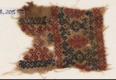 Textile fragment with interlaced diamond-shapes (EA1984.205)
