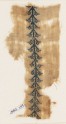 Textile fragment with pole and stylized flowers (EA1984.233)