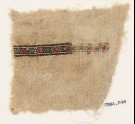 Textile fragment with band of diamond-shapes (EA1984.246)