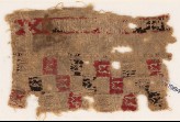 Textile fragment with squares and pseudo-inscription (EA1984.260)