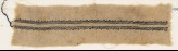 Textile fragment with triangles and stylized flowers (EA1984.321)