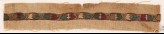 Textile fragment with chalices and crosses, possibly from a vestment