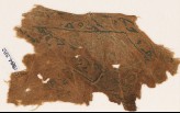 Textile fragment with vines and leaves, probably from a garment or trousers (EA1984.382)