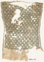 Textile fragment with linked quatrefoils, possibly from a sash or turban cloth (EA1984.405)