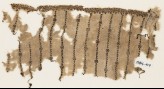 Textile fragment with reversed S-shapes, possibly from a tunic