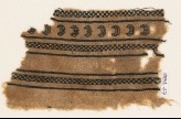 Textile fragment with crescents and chequers (EA1984.47)