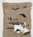 Sampler fragment with scrolls