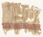 Textile fragment with two rows of triangles (EA1984.514)