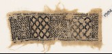 Textile fragment with chevrons and diamond-shapes (EA1984.541)