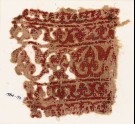 Textile fragment with bands of vines and flowers (EA1984.56)