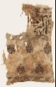Textile fragment with blazons and remains of naskhi inscription (EA1984.59)