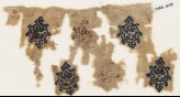 Textile fragment with six blazons (EA1984.606)