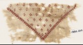 Textile fragment with row of hooks (EA1984.616)