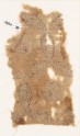 Textile fragment with linked circles, inscription, and possibly a lion (EA1984.78)