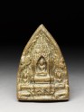 Votive plaque of the Buddha with attendant figures