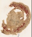 Roundel textile fragment with vine border (EA1984.81)