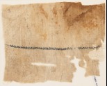 Textile fragment with tiraz band of pseudo-inscription