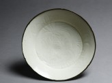 White ware dish with lotus decoration (EA1989.193)